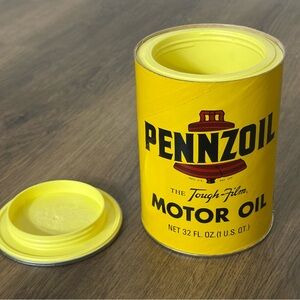Vintage Style Pennzoil Motor Oil‎ Can Hidden Safe 1qt